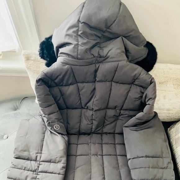 FINAL!/HP 🥳Calvin Klein Women’s Hooded Faux FurTrim PufferJacket Size PXL/NWT - Picture 7 of 12